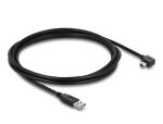Delock USB 2.0 Kabel Typ-A Stecker zu Typ Mini-B Stecker rechts gewinkelt 2 m