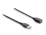 Delock USB Stromversorgungskabel Typ-A Stecker zu Buchse mit Schalter 0,5 m