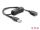 Delock USB Stromversorgungskabel Typ-A Stecker zu Buchse mit Schalter 0,5 m