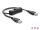 Delock USB Stromversorgungskabel Typ-A Stecker zu Stecker mit Schalter 0,5 m