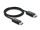 Delock Koaxiales DisplayPort Kabel 16K 60 Hz 80 Gbps mit Geflechtmantel 2 m