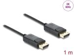 Delock Koaxiales DisplayPort Kabel 8K 60 Hz mit Geflechtmantel 1 m