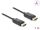 Delock Koaxiales DisplayPort Kabel 8K 60 Hz mit Geflechtmantel 1 m