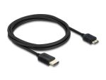 Delock Koaxiales High Speed HDMI Kabel HDMI Stecker zu Mini HDMI Stecker 8K 60 Hz 2 m