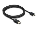 Delock Koaxiales High Speed HDMI Kabel HDMI Stecker zu Mini HDMI Stecker 8K 60 Hz 3 m
