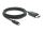 Delock Koaxiales USB Type-C™ zu DisplayPort Kabel (DP Alt Mode) 4K 60 Hz mit Geflechtmantel 2 m