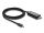 Delock Koaxiales USB Type-C™ zu HDMI Kabel (DP Alt Mode) 4K 60 Hz mit Geflechtmantel 2 m