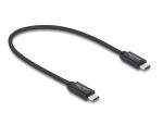 Delock Koaxiales USB 40 Gbps Kabel USB PD 3.1 240 W 0,5 m