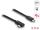 Delock Koaxiales USB 40 Gbps Kabel gewinkelt links / rechts USB PD 3.1 240 W 0,5 m
