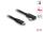 Delock Koaxiales USB 40 Gbps Kabel gewinkelt links / rechts USB PD 3.1 240 W 2 m