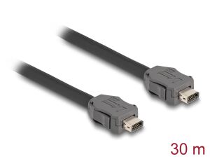 Delock Kabel ix Industrial® (A-Kodierung) Stecker zu Stecker Cat.7 30 m