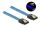 Delock SATA 6 Gb/s Kabel UV Leuchteffekt blau 50 cm