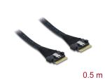 Delock PCIe 4.0 Kabel Slim SAS SFF-8654 8i zu Slim SAS...
