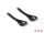 Delock PCIe 4.0 Kabel Slim SAS SFF-8654 8i zu Slim SAS SFF-8654 8i 0,5 m