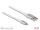 Delock USB Daten- und Ladekabel für iPhone™, iPad™, iPod™ DuPont™ Kevlar® weiß 3 m