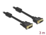 Delock Verlängerungskabel DVI 24+5 Stecker > DVI...