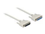 Delock Serielles Kabel D-Sub 25 Stecker zu Buchse 5 m