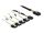 Delock Kabel Mini SAS SFF-8087 > 4 x SATA 7 Pin Reverse + Sideband 1 m