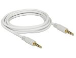 Delock Kabel Klinke 3,5 mm 4 Pin Stecker > Stecker 3 m