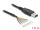 Delock USB 2.0 zu Seriell UART TTL (3,3 V) Konverter mit 6 offenen Kabelenden und 3,3 V Ausgangsspannung 1,8 m