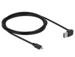 Delock Kabel EASY-USB 2.0 Typ-A Stecker gewinkelt oben / unten > USB 2.0 Typ Micro-B Stecker 2 m