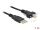 Delock Kabel USB 2.0 Typ A Stecker > USB 2.0 Typ B Stecker mit Schrauben 1 m