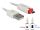 Delock Daten- und Ladekabel USB 2.0-A Stecker > Micro USB-B Stecker mit Leuchtanzeige weiß