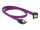 Delock SATA 6 Gb/s Kabel gerade auf unten gewinkelt 50 cm violett