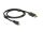 Delock Kabel Mini DisplayPort 1.2 Stecker mit Schraube > DisplayPort Stecker 4K 60 Hz 1 m