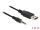 Delock Konverter USB 2.0 Typ-A Stecker zu Seriell TTL 3,5 mm 4 Pin Klinke 1,8 m (3,3 V)