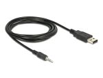 Delock Konverter USB 2.0 Stecker > TTL 2,5 mm 3 Pin Klinkenstecker 1,8 m (3,3 V)