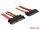 Delock Verlängerungskabel SATA 6 Gb/s 22 Pin Stecker > SATA 22 Pin Buchse (5 V + 12 V) 100 cm