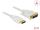 Delock Kabel DisplayPort 1.2 Stecker > DVI 24+1 Stecker Passiv 4K 30 Hz 2 m weiß