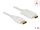 Delock Kabel DisplayPort 1.2 Stecker > High Speed HDMI-A Stecker Passiv 4K 30 Hz 1 m weiß