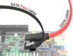 Delock SATA 6 Gb/s Kabel 70 cm schwarz FLEXI