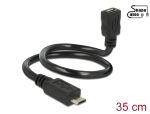 Delock Kabel USB 2.0 Micro-B Stecker > USB 2.0 Micro-B...