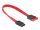 Delock SATA 6 Gb/s Verlängerungskabel 20 cm rot