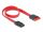 Delock SATA 6 Gb/s Verlängerungskabel 30 cm rot