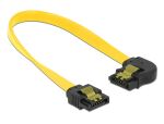 Delock SATA 6 Gb/s Kabel gerade auf links gewinkelt 20 cm...