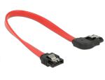 Delock SATA 6 Gb/s Kabel gerade auf rechts gewinkelt 20 cm rot