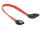 Delock SATA 6 Gb/s Kabel gerade auf rechts gewinkelt 20 cm rot