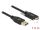Delock USB 10 Gbps Kabel Typ-A Stecker zu USB Type-C™ Stecker mit Schrauben seitlich 1,5 m