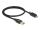 Delock USB 10 Gbps Kabel Typ-A Stecker zu USB Type-C™ Stecker mit Schraube oben 0,5 m