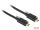 Delock USB 10 Gbps Kabel USB Type-C™ Stecker zu USB Type-C™ Stecker mit Schraube oben 2 m schwarz