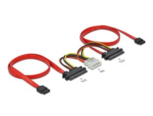 Delock SATA All-in-One Kabel für 2x HDD