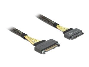 Delock Verlängerungskabel U.2 SFF-8639 Stecker > U.2 SFF-8639 Buchse 1 m