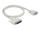 Delock Serielles Kabel D-Sub 25 Stecker zu D-Sub 9 Buchse 1 m
