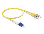Delock Kabel Lichtwellenleiter LC > ST Singlemode OS2 1 m