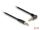 Delock Kabel Klinke 3,5 mm 4 Pin Stecker > Stecker gewinkelt 2 m schwarz