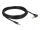 Delock Kabel Klinke 3,5 mm 4 Pin Stecker > Stecker gewinkelt 5 m schwarz